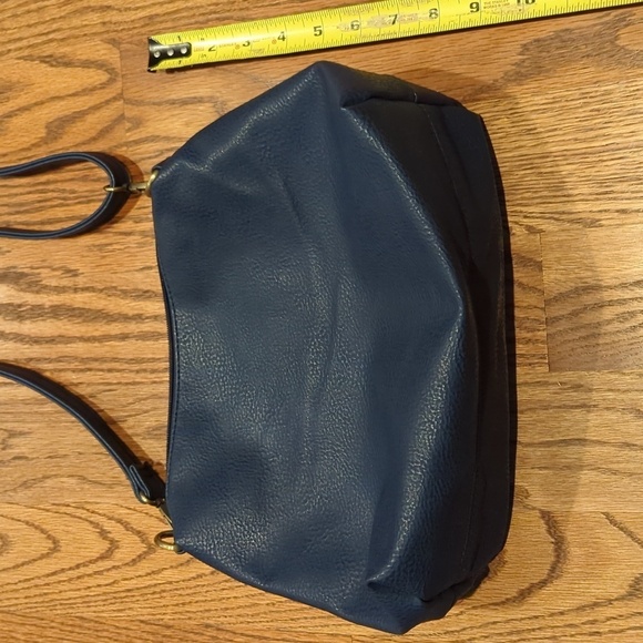 Dark Blue Joy Susan Faux Leather Crossbody Navy Blue Purse - Picture 3 of 8